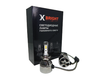 Светодиодная Лампа X-BRIGHT C9+2 CSP H7 5000 K. 9-32V Световой поток 2200Lm (Комп. 2 шт.)
