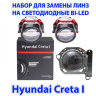 Набор для замены линз Hyundai Creta I Рестайлинг (2020 - 2021 г.в.) на Bi-Led