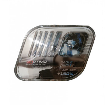 Галогенные лампы Optima Eagle Night H1, White,+150%, комплект 2 лампы