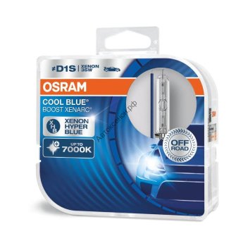 Комплект ксеноновых лампы D1S Osram XENARC COOL BLUE BOOST