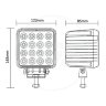 Светодиодная фара SVS 48W/12-30V DC (16*3W CREE) IP67 (110*60*56mm) дальн/свет