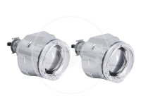 Комплект би-ксеноновых линз SVS-MORIMOTO TYPE под Н1 c LED анг гл Комплектация: 2 линзы, 2 маски, LED "ангельские глазки", адаптеры, реле, функция притухания