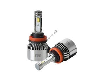 Комплект светодиодных ламп SVS H11 серии C9 ( CSP-чип/IP68/4000Lm/5500K/9-32V/36W)